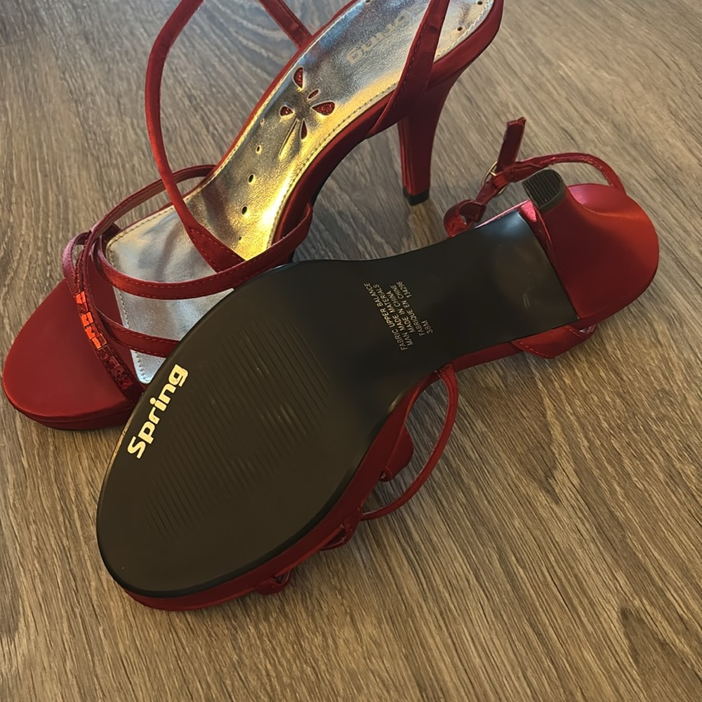 Spring red dress shoes - Picture 2 of 4
